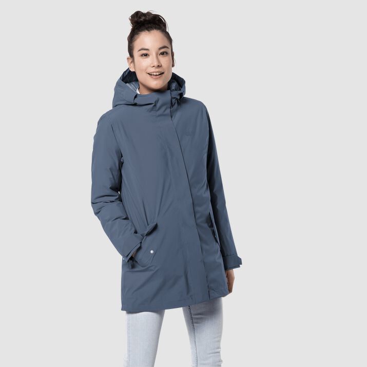 Chamarra Pluma Jack Wolfskin Cold Bay Mujer Azules Mexico-7165413